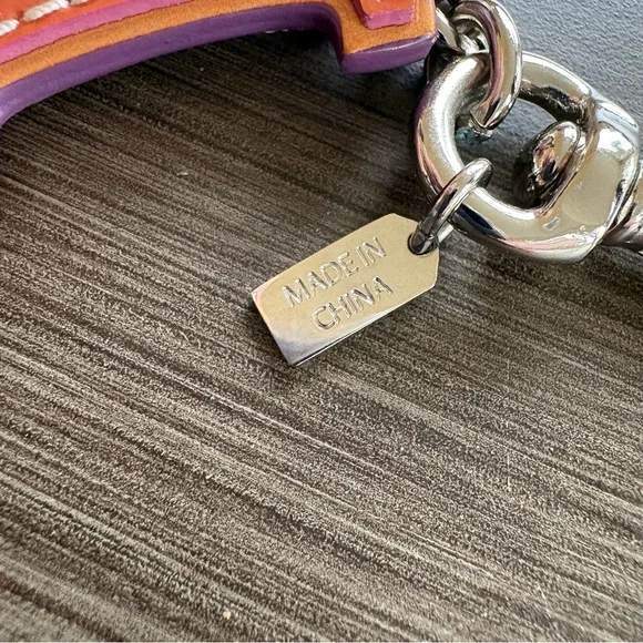 RESERVED Coach Letter K Leather Bag Charm - Picture 8 of 10